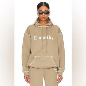 The Mayfair Group Empathy Always Hoodie in Mocha XS